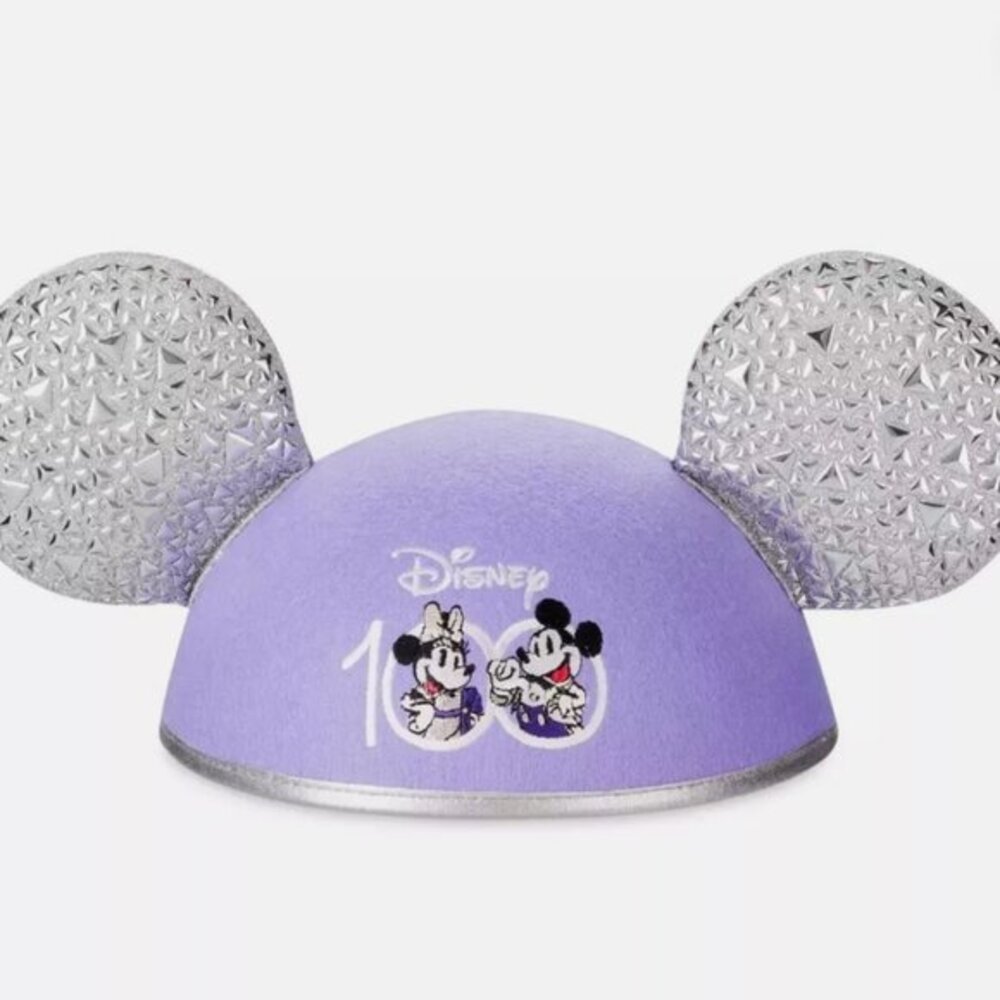 Mickey and Minnie Mouse Disney 100 Ear Hat for Adults 100 Years Of‎ Wonder NEW